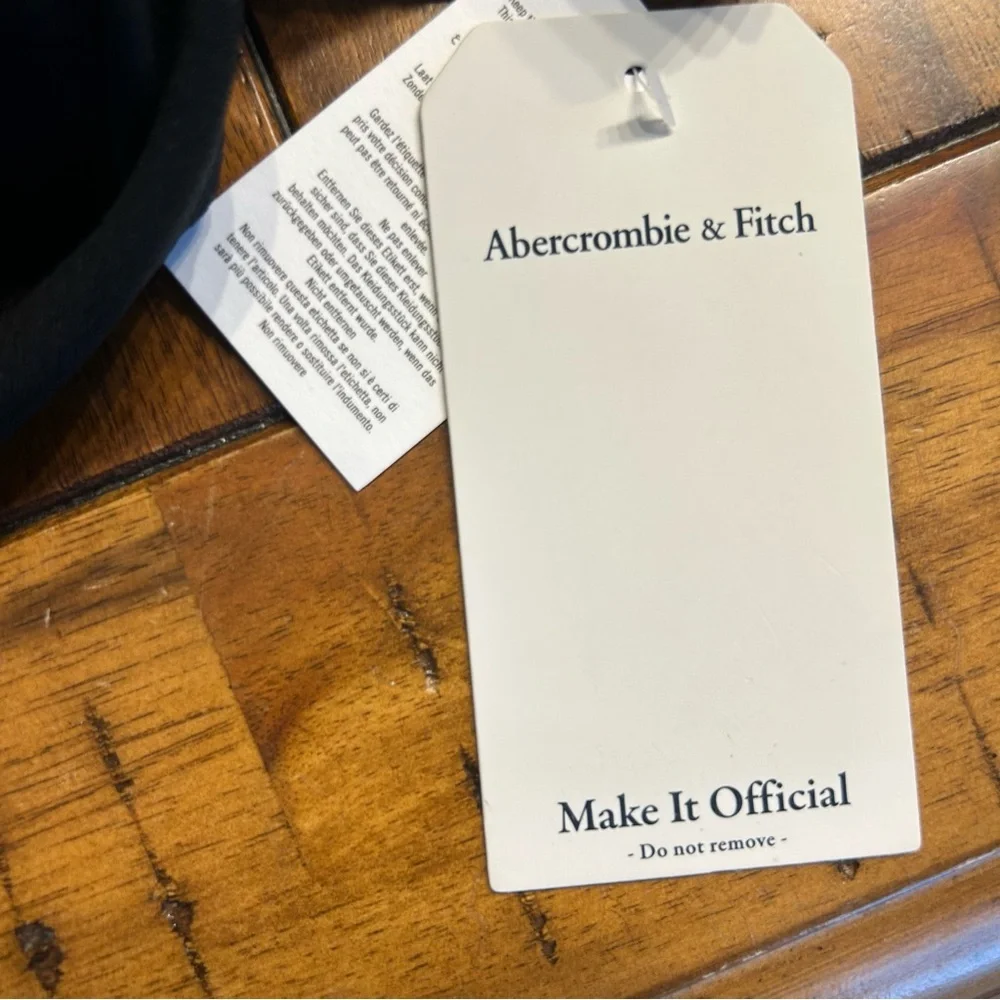 *NWT* Abercrombie & Fitch Ruched Front Cutout Asymmetrical Midi Dress, Size SP - Picture 12 of 14